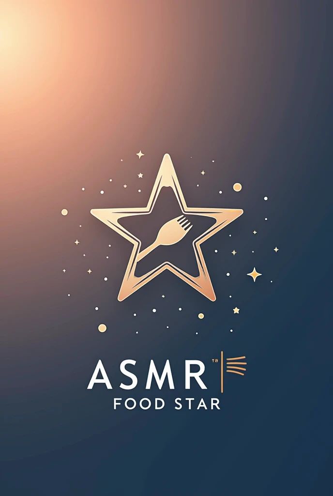 I want a logo for food blog named as "Asmr Food Star"