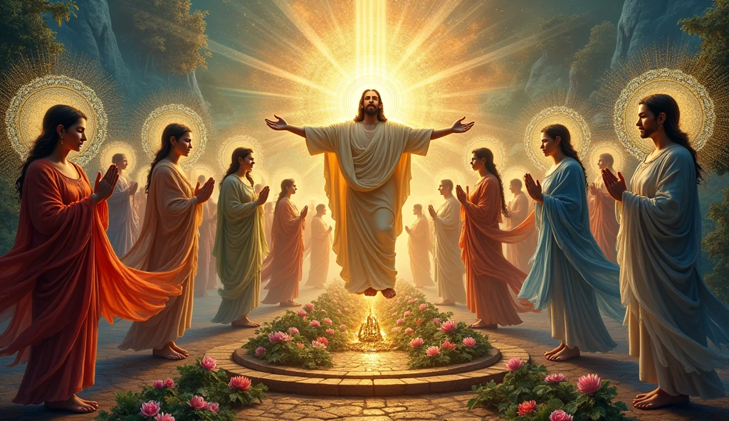 paintings that express religious values. Christianity, Buddhism, Hinduism and other type of religion