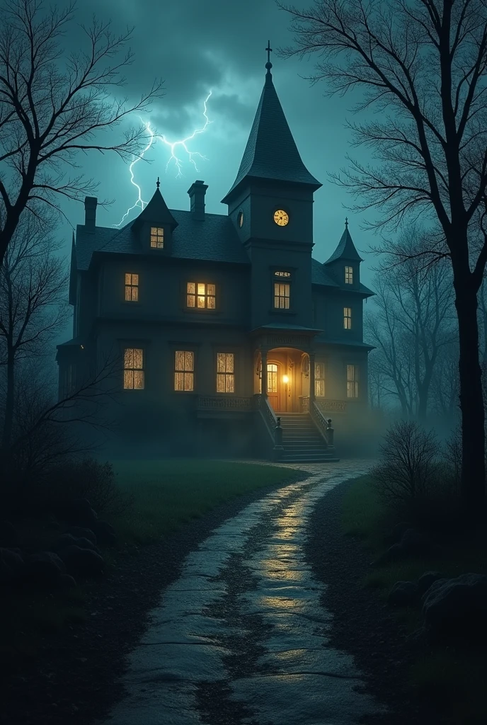 On a stormy night, friends Emma, Jack, Lisa, and Mike explored the abandoned Blackwood Manor. Inside, they faced eerie phenomena and malevolent forces. Trapped and terrorized, they vanished without a trace, adding to the mansion's dark legend.