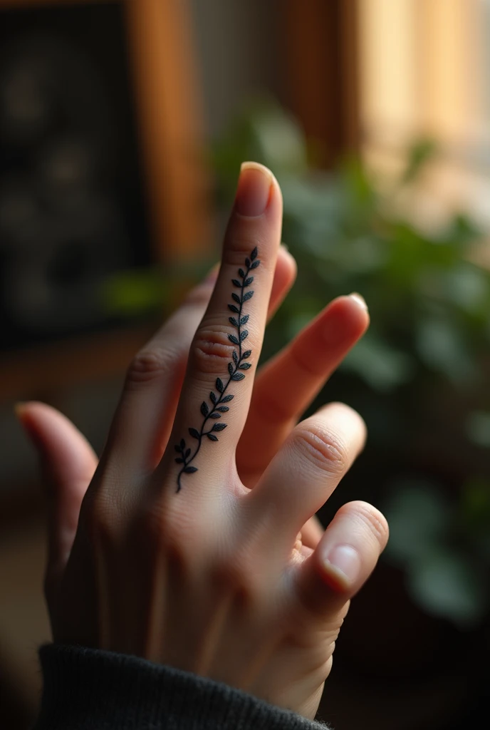 27 August only one finger tattoos