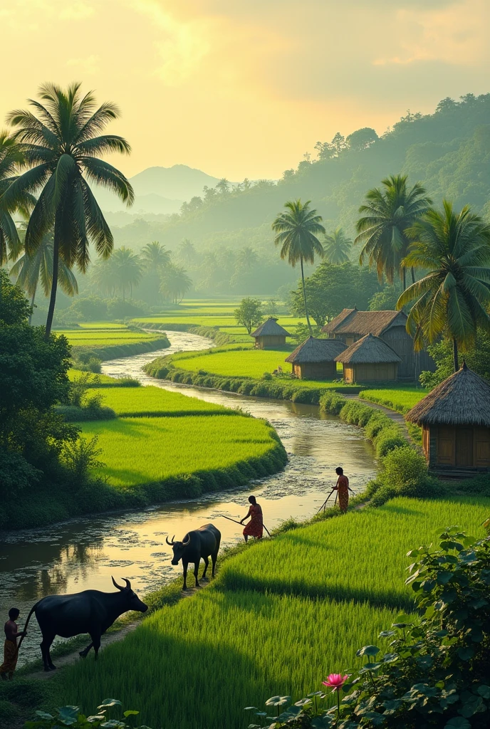 Bangladesh nature in village


