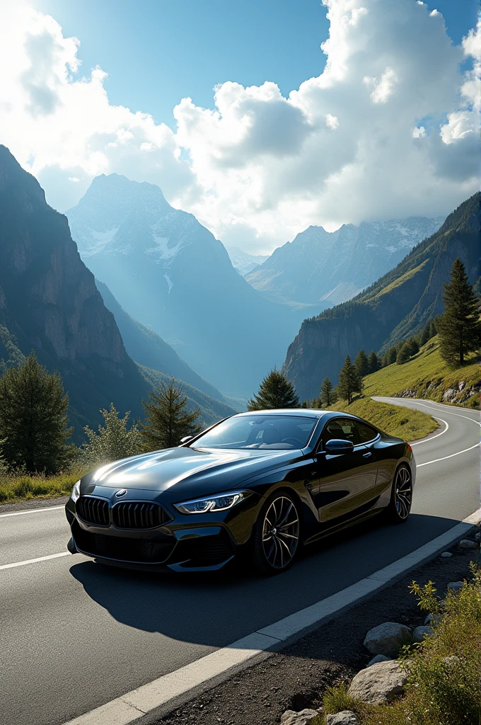 Black bmw gt car