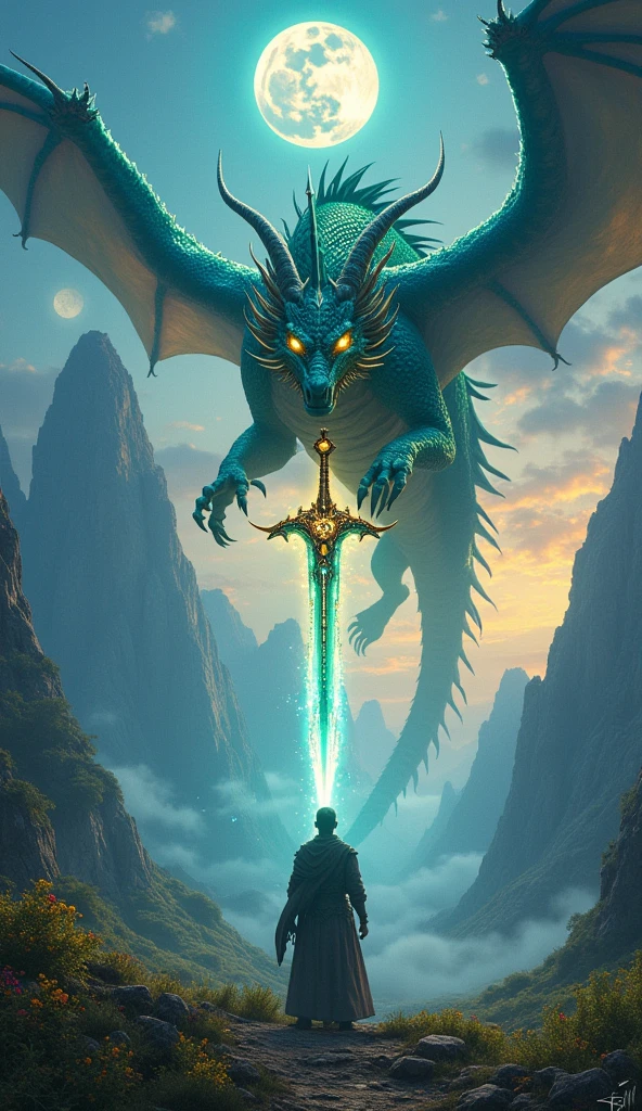 dragon, sword, god, fanstatic.