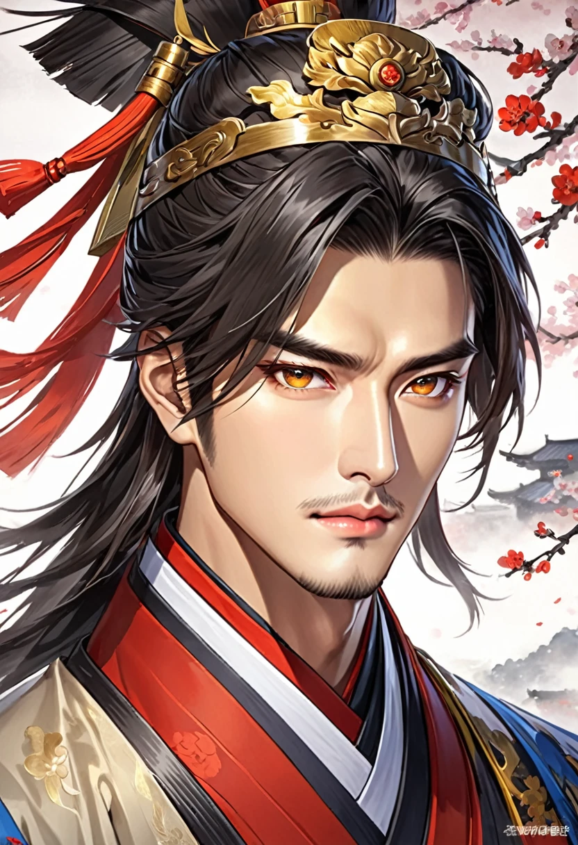 Three Kingdoms Zhou Yu, very handsome, nice guy, 면도, 중국갑옷