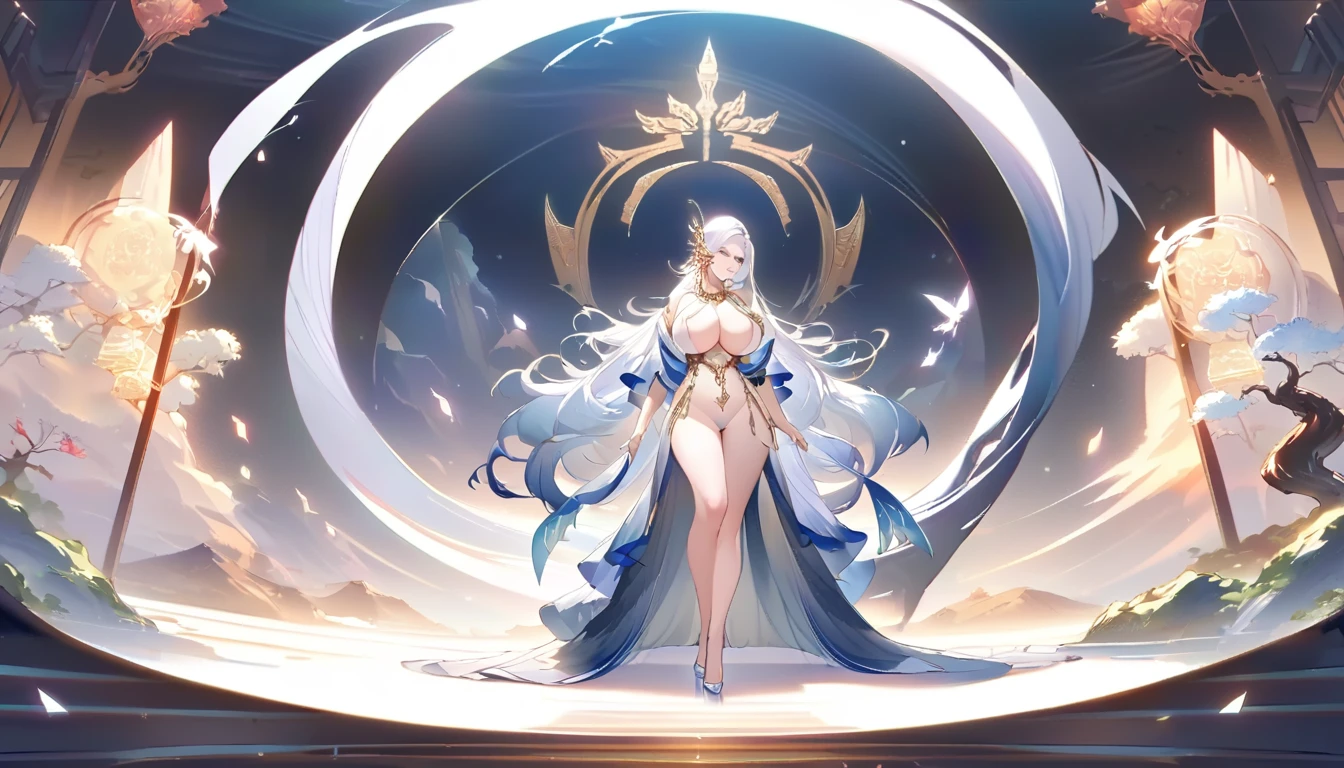 high quality,HD,16K,Sharp Line,1 Girl,fantasy, (Fire Spirits),Pretty Face, Large Breasts, Beautiful legs,In the mountains,Focus Girl,detailed Pretty Face,Detailed clothes,beautiful eyes,Cool,Sexy,Dynamic Angle,穿着华服的神明Strike a pose拍照, Ancient mysterious sexy goddess, Traditional beauty woman, Beautiful female warrior god of war , Beautiful sexy goddess, Gorgeous role-playing, high, Beautiful young girl, Beautiful woman, 华丽Beautiful woman, Complex clothing,Chinese Mystical Aesthetics, Beautiful Asian ancient mysterious girl, Extremely detailed shot of the goddess, Jaw-dropping sexy beauty, Big breasts deep neckline sexy belly button(butt), (bedroom), (Sexy Girls), masterpiece, best quality, Bangs, blush, Chest, clavicle, Eyebrows visible through hair, (Ombre gold hair), Jewelry, Long hair,Bright Eyes, ring, (solitary), illustration, fashionable, miss, Strike a pose, background, element, confident, Express, Accessories, majestic, striking, key point, Dynamic poses, ((plump)), (black))Woman in transparent dress,Viewer,(((Full breasts, Keeley University))),Slim waist,(Navel exposed,Bare waist), Long hair, extreme detailed details, 详细的fantasy艺术, Stunning character art, Beautiful and exquisite character art, Beautiful transparent dress, Very detailed, Large Breasts,Chest,Golden ratio figure,Beautiful figure,Ultra wide-angle shooting,Full body shot拍摄,Body close-up,Full body shot,Wearing a pleated tulle skirt,柔和动漫illustration, 柔和的深色background,Fujifilm XT3 Clear focus, f 5.6, High Detail, Clear focus,(Wearing openwork clothing),, (Natural light), (Tempting)translucent, Good velvet quality, Compared, Divine Light,, Silver hair, 天空background, Absolute Strength,Female Shinmei,穿着性感丝绸的Female Shinmei,,Large Breasts,Chest,Golden ratio figure,Beautiful figure,Ultra wide-angle shooting,Full body shot,Body close-up,Full body shot, Wearing a tulle dress, Model shooting style, Large Breasts,饱满Chest,Golden ratio figure,Beautiful figure,(Extremely detailed CG 8k wallpaper unit), The most beautiful artistic photos in the world, , 8K 超HD, ) on the beach,Sexy lazy posture,Sexy seductive expression,best quality,masterpiece,Ultra-high resolution,(Practical:1.4),original photo,Ultra-high resolution