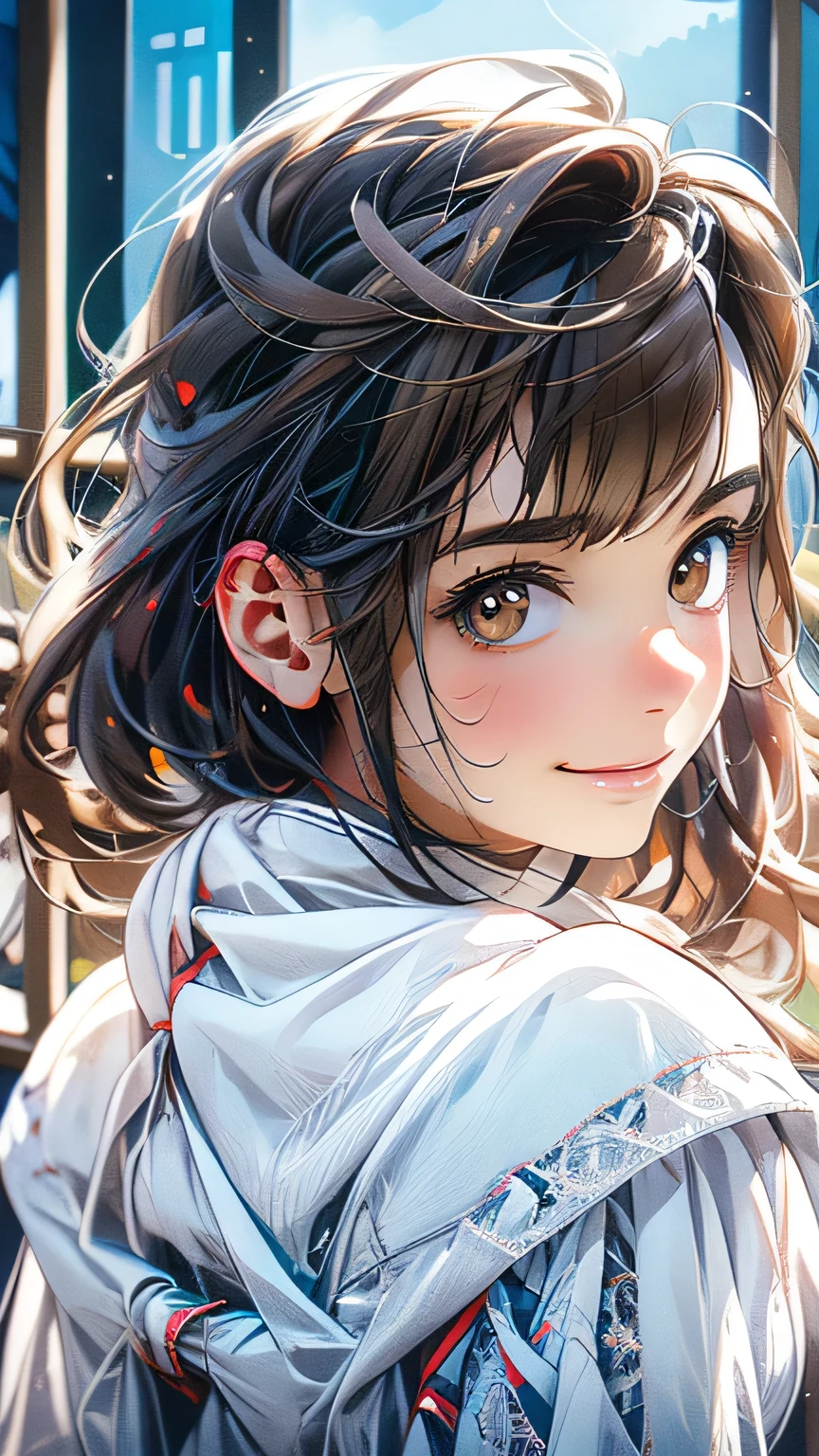 (masterpiece:1.2, Highest quality), (Realistic, photoRealistic:1.4), Beautiful illustrations, (Natural Side Lighting, Cinema Lighting), ((Very big butt))
1 girl, Japanese, high school girl, , Perfect Face, cute and symmetrical face, Glowing Skin, 
(Mid-length hair:1.2, Half Up:1.4, Light brown hair), Asymmetrical bangs, Brown eyes, Long eyelashes,
Beautiful Hair, Beautiful Face, Beautiful details, Beautiful clavicle, Beautiful body, Beautiful fingers, (((Panties are visible))) ((Very large saggy tits)), ((In underwear、White lace bra,White lace panties))Very large breasts, Full body angle, 14 year old woman , Thick thighs
((Detailed cloth texture)), 
(Beautiful views), evening, (River side), Are standing, (cute, cute smile, Upward glance),