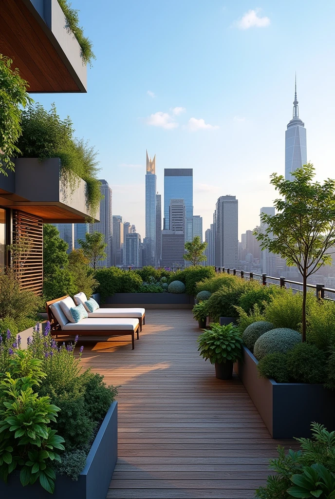  Rooftop Garden, Modern