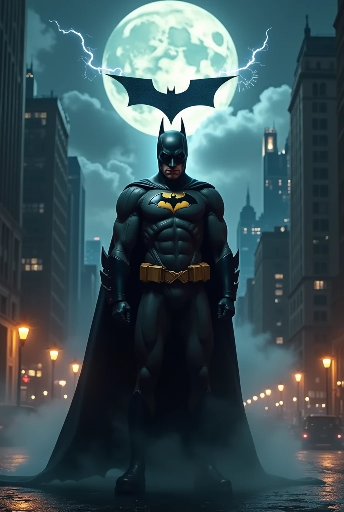 The bat transformed into Batman