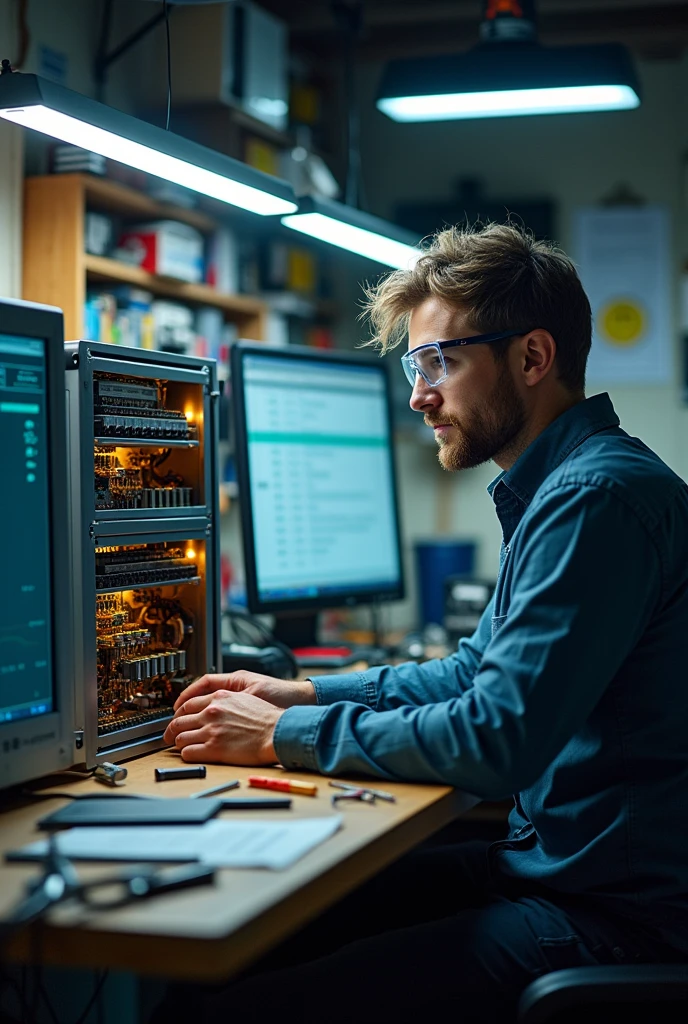 Opening a power suply and monitor