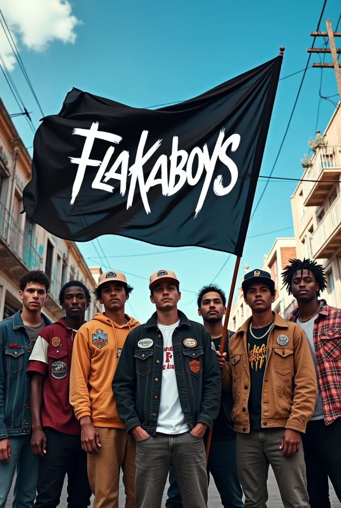 the black flag says flakaboys