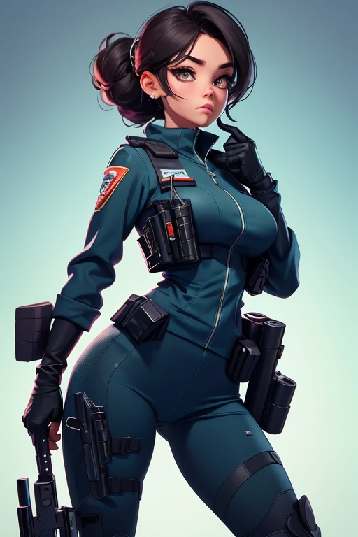 holding a gun,set a target,Agent,