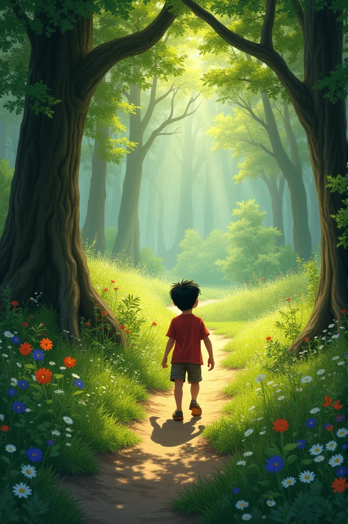 In a village near the forest, there was a boy named "Non" เขาเป็นเด็กที่ฉลาดและมีจินตนาการ แต่กลับขาดความมั่นใจในตัวเอง วันหนึ่ง Nonได้ยินเรื่องราวของต้นไม้แห่งความฝันจากผู้เฒ่าของหมู่บ้าน เขารู้สึกทึ่งและอยากรู้ว่าเรื่องราวนี้จริงหรือไม่ Nonจึงตัดสินใจเดินทางไปหาต้นไม้ต้นนั้น
วาดรูปประกอบที