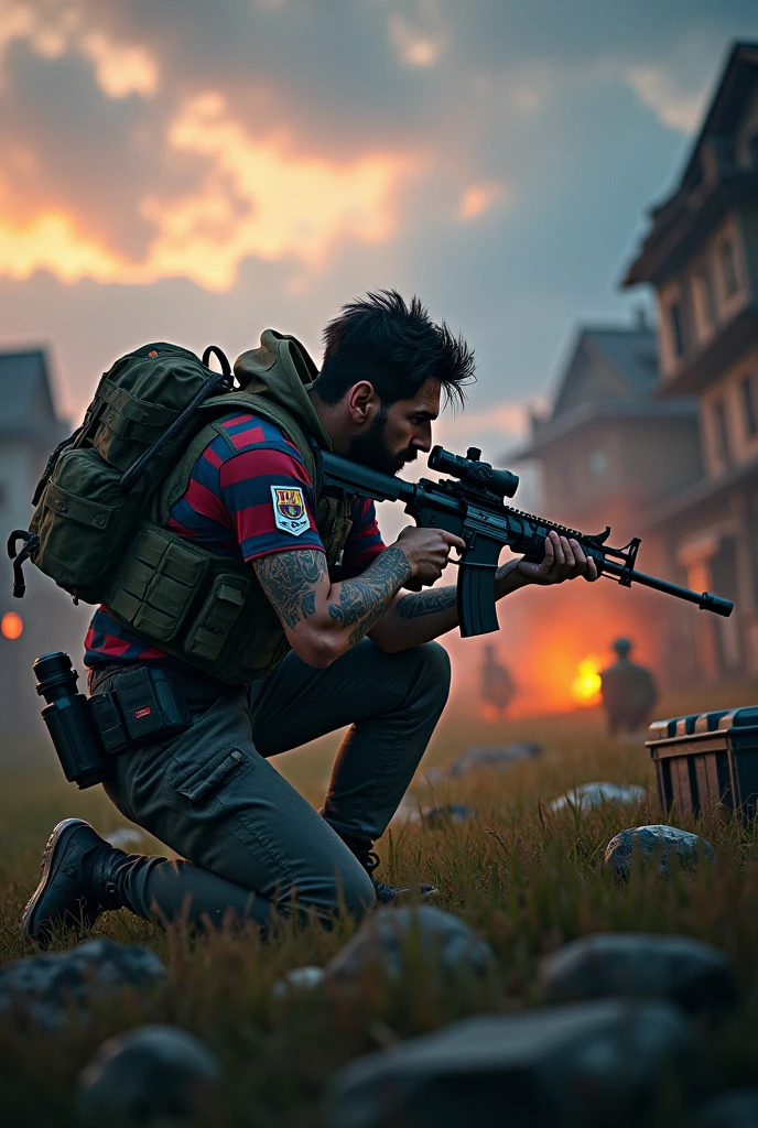 Pubg play Messi