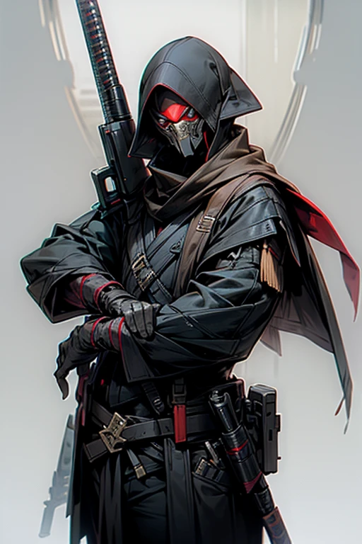 An assassin who shoots at their target with a gun.