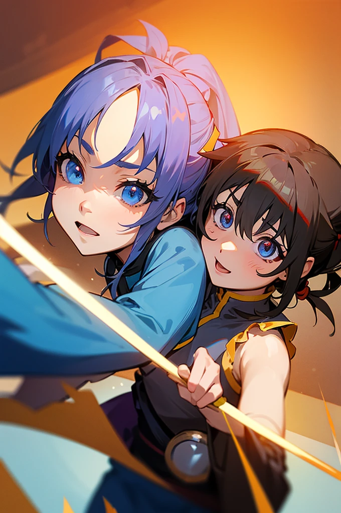 The four members of KonoSuba