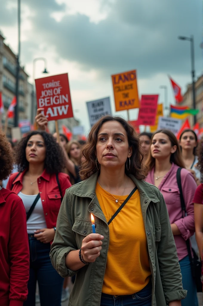 Women start strike for one day to protest against rape. We need more effective action than just protesting with candles and spices.