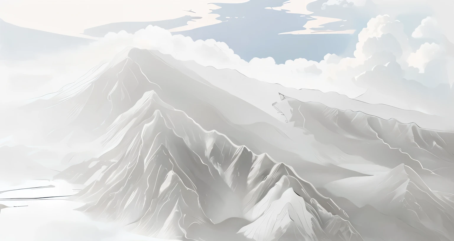 Traditional Chinese auspicious cloud pattern, Emboss effect, There are many floating clouds.