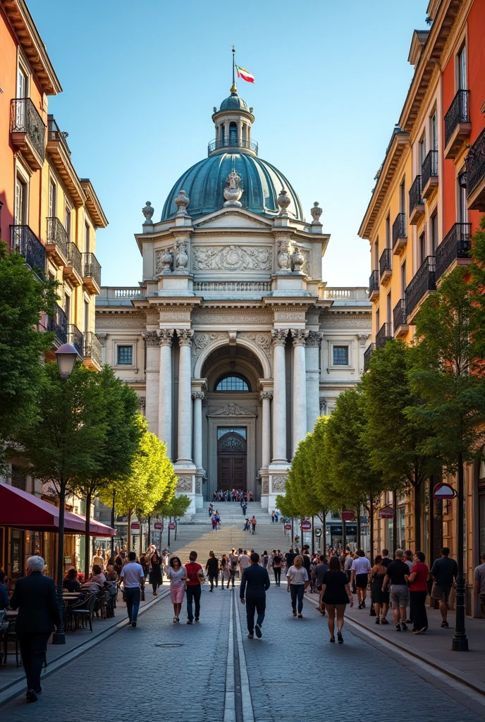 View of the bank Spain 