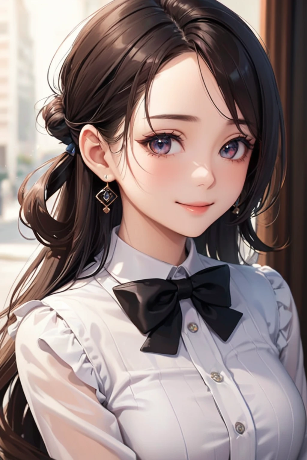 8K,high res,Skin details, Beautiful facial features, Exquisite makeup, Exquisite eyes, Eye detail,smile