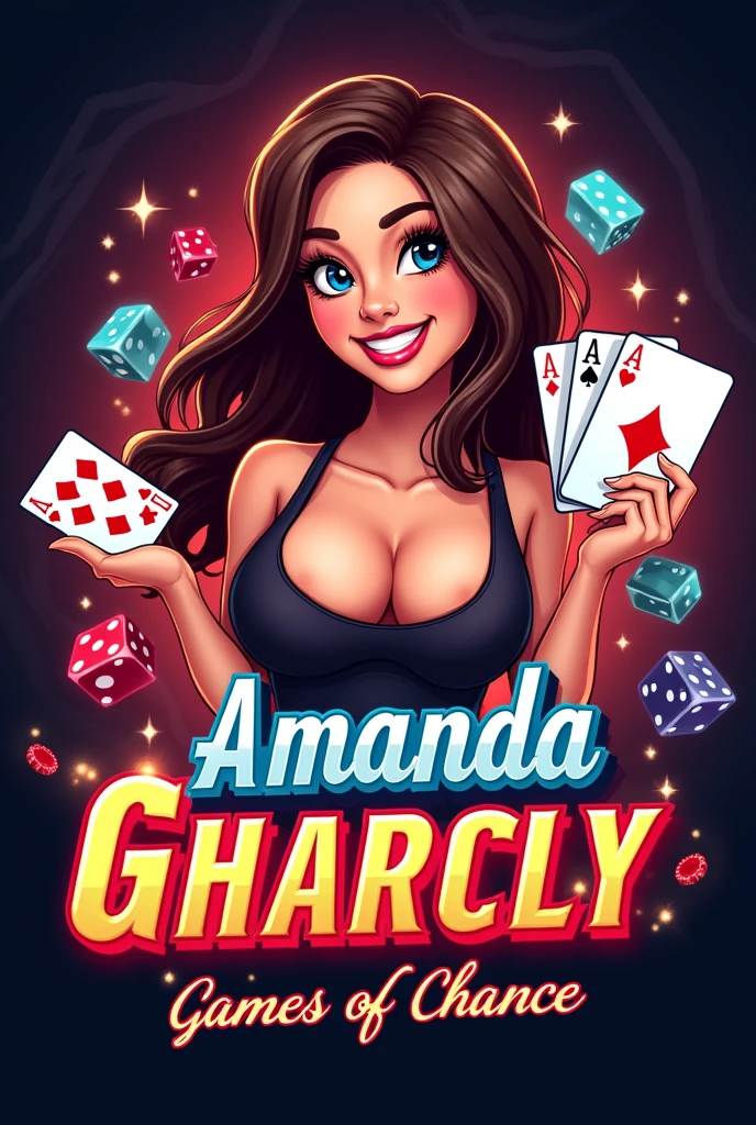 Amanda Garcia Business Logo, Truco Promoter, Let's Play Games of Chance