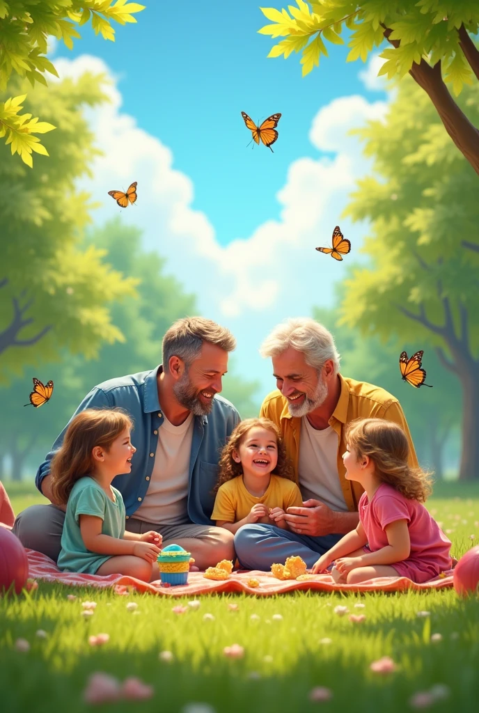 Gay dads 59 years old with kids daughters and three years old