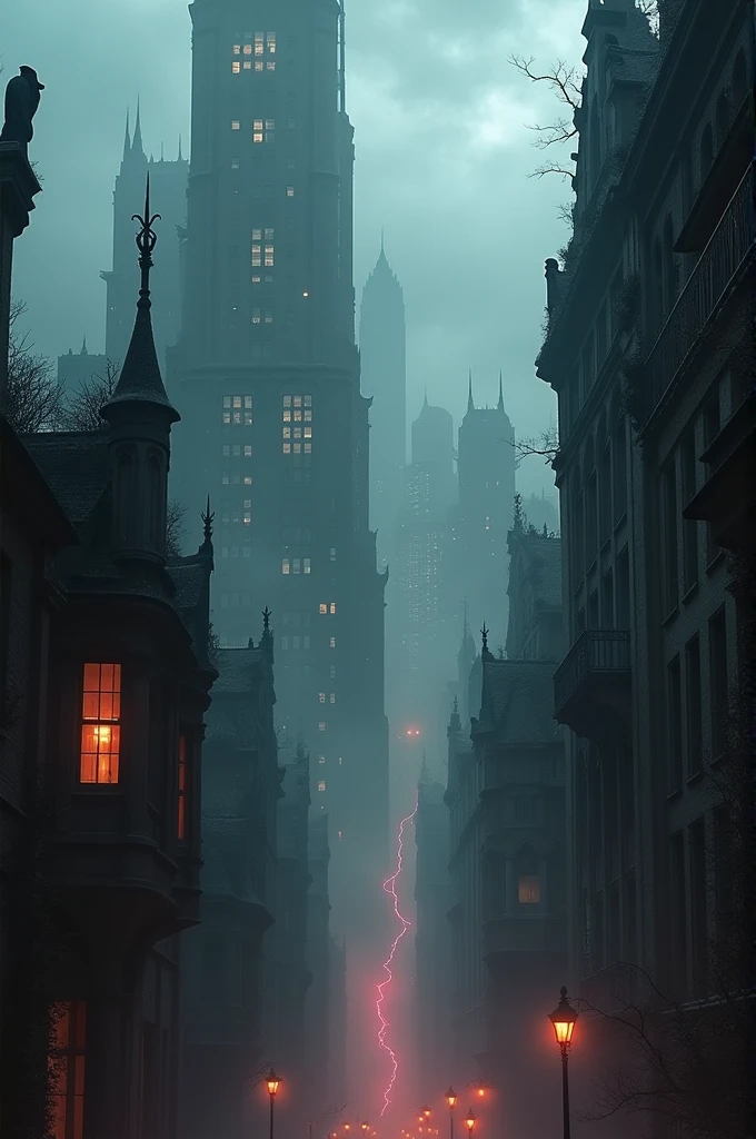 Devilish cityscape、No people、