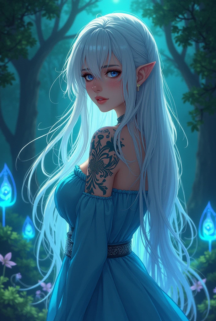 anime mage woman fully nude