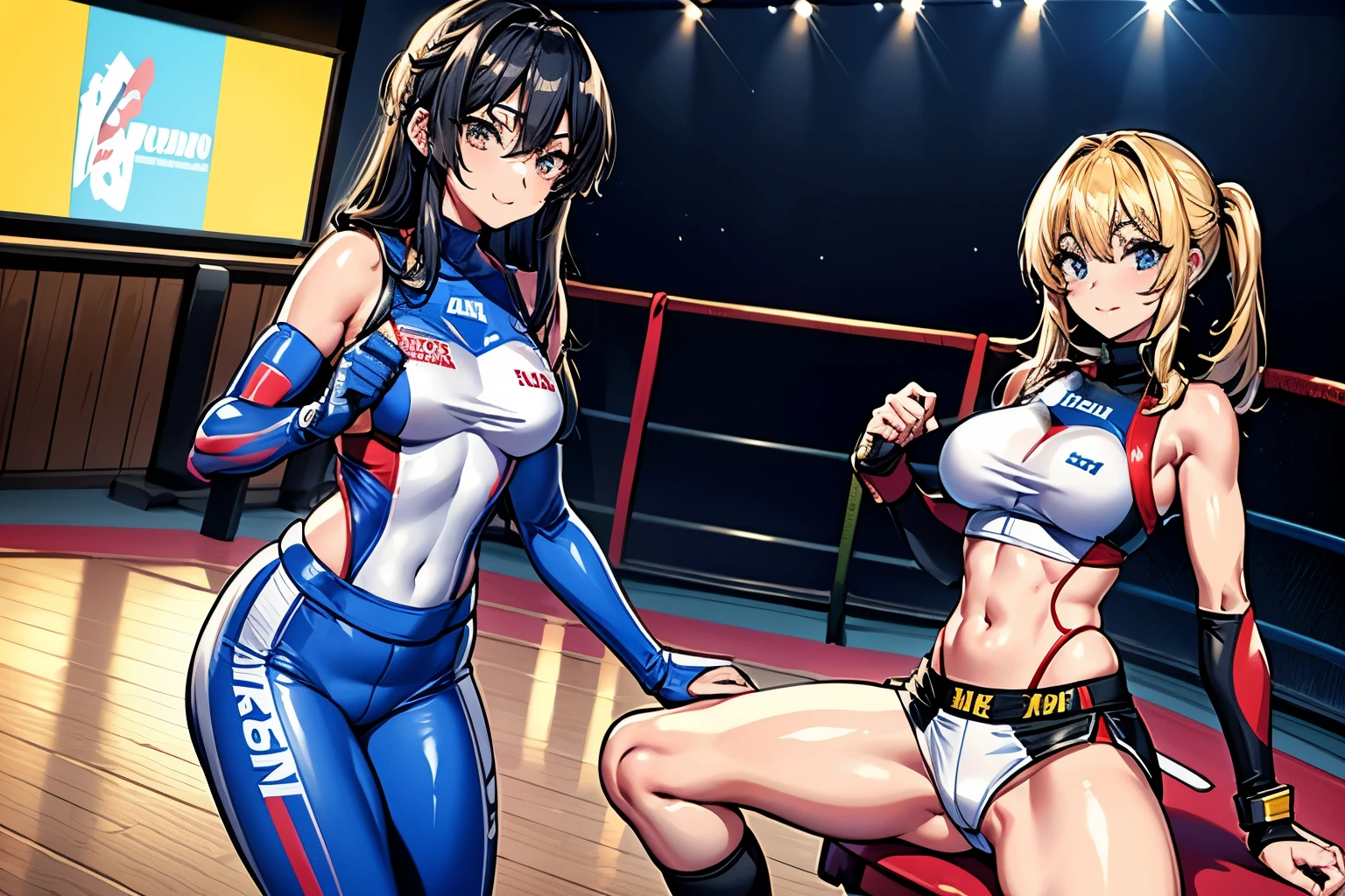 Arabian women in diving suits posing on wooden floor,
全員Bras and Shorts streetwear,
Sports Fashion Photography,
全員Sports and Shorts,
All in Hero Muay Thai stance,
Masterpiece,
Full Body Shot,
Everyone is looking at us,
MMA Left Handed Stance,
Shorts,
Sports and Shirts,
Mina Petrović,
Mandy Jurgens 8k 1 5 0 mpx,
Everyone has a different hairstyle,
Short and small, Victoria Gavrilenko