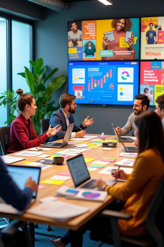 Marketing team background