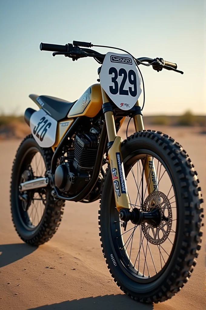 Cd70 bike with number 329
