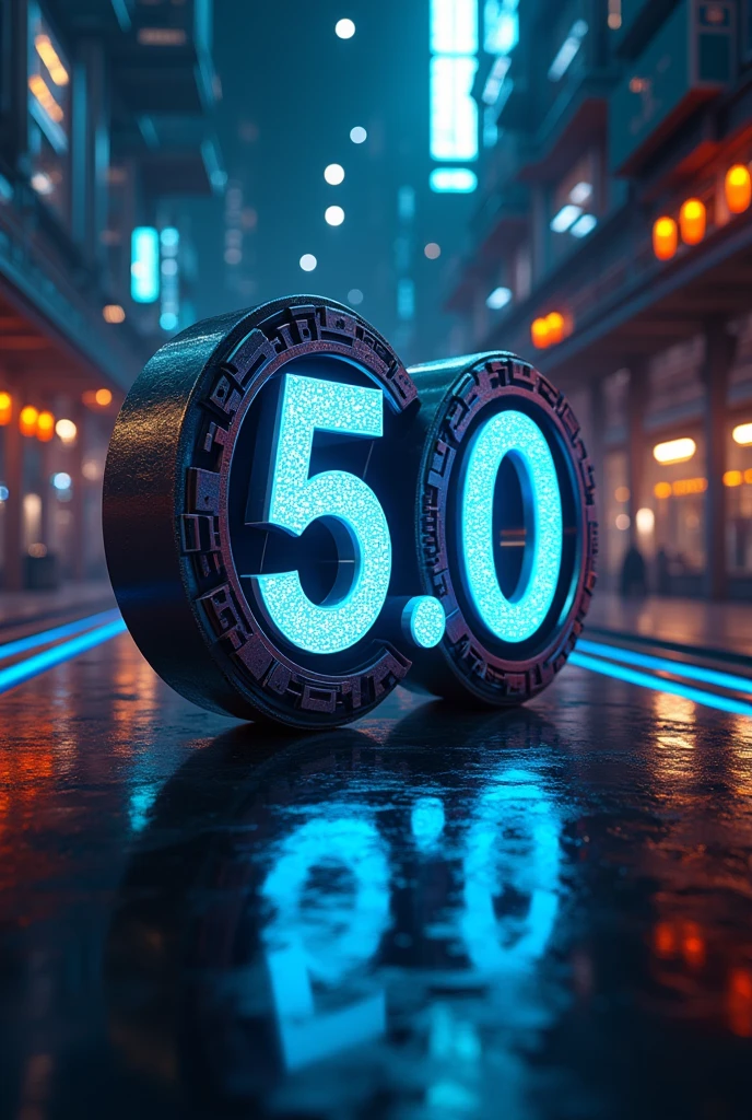 Industrial revaluation 1.0 to 5.0 logo