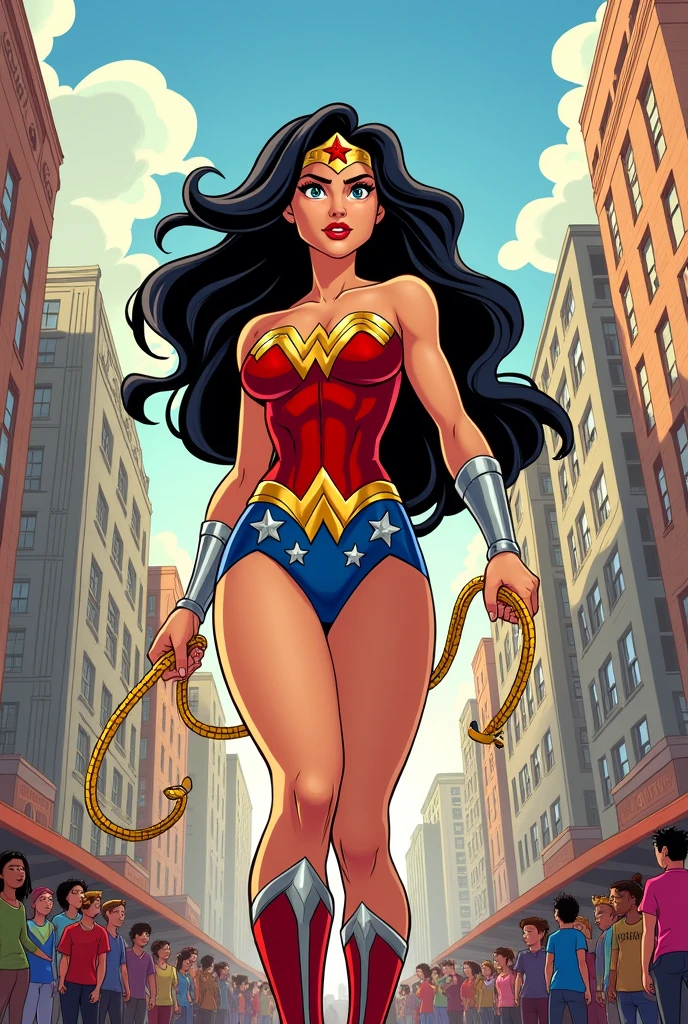 Wonder woman cartoon
