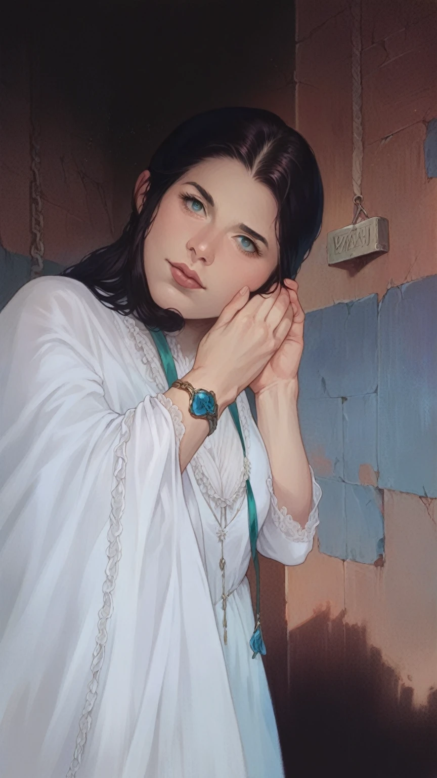 detailed beautiful woman, 1girl, beautiful green forest, sunlight, natural, peaceful, trees, flowers, shining light, photorealistic, 8k, hyperdetailed, masterpiece, cinematic lighting, dramatic lighting, vibrant colors, lush foliage, detailed eyes, detailed lips, beautiful skin, elegant pose