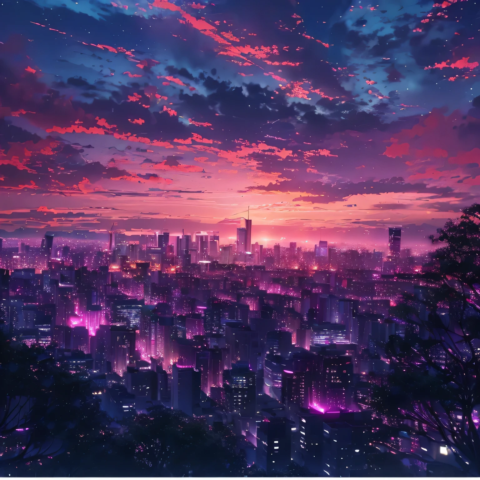 anime city skyline with pink and purple sunset, anime wallpaper 4k, anime wallpaper 4 k, 4k anime wallpaper, anime art wallpaper 4 k, anime art wallpaper 4k, anime art wallpaper 8 k, beautiful cityscape, hd anime cityscape, beautiful anime scene, anime landscape wallpaper, tokyo anime scene, ultra hd anime wallpaper, beautiful anime scenery, anime background