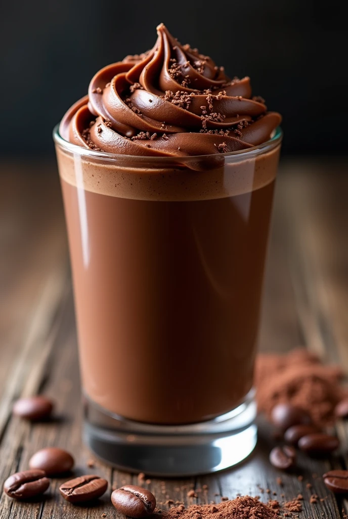 Chocolate juice overloaded with Chocolate fully cream 
