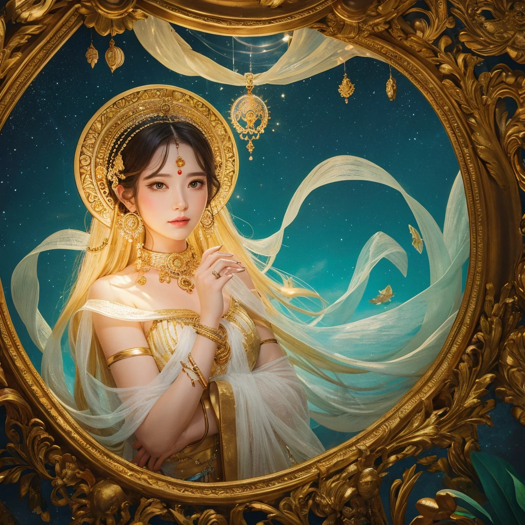 goddess　An illustration
