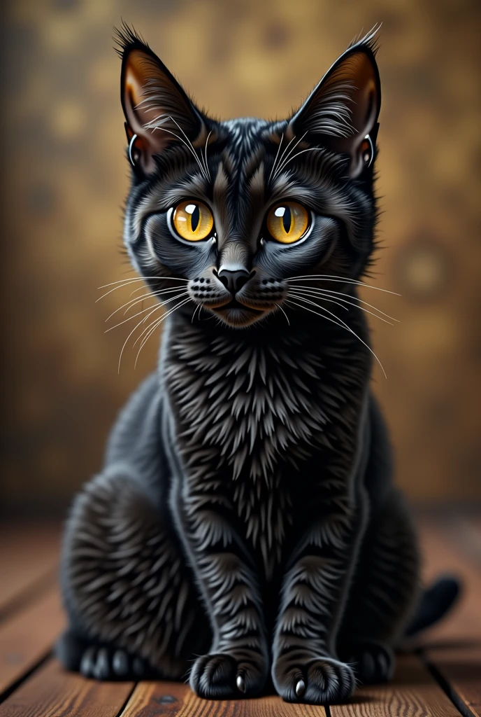 Delmon cat, muscular, 1920s, handsome, detailed face, looking at camera, drawing, 8K Ultra HD, high quality