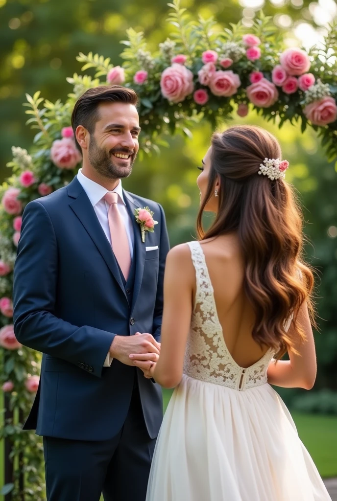An advocate and a beautiful girl is wedding 