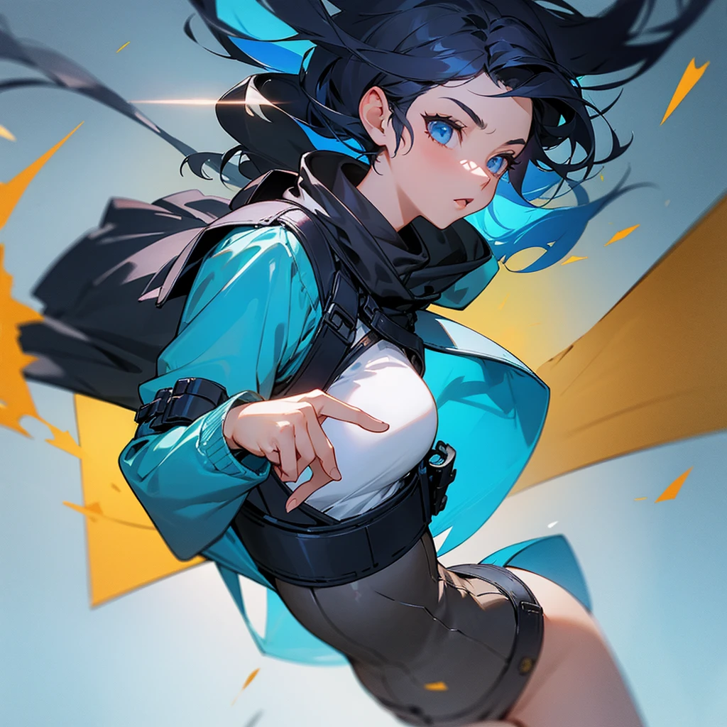 a reference to the character for the game.The character is a girl.