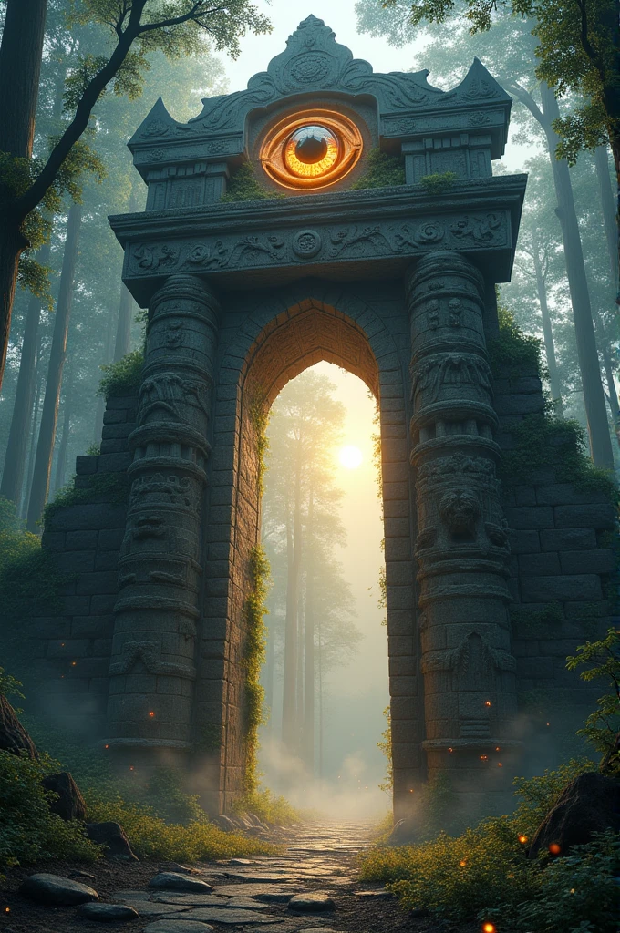 Image of a gate with one eye