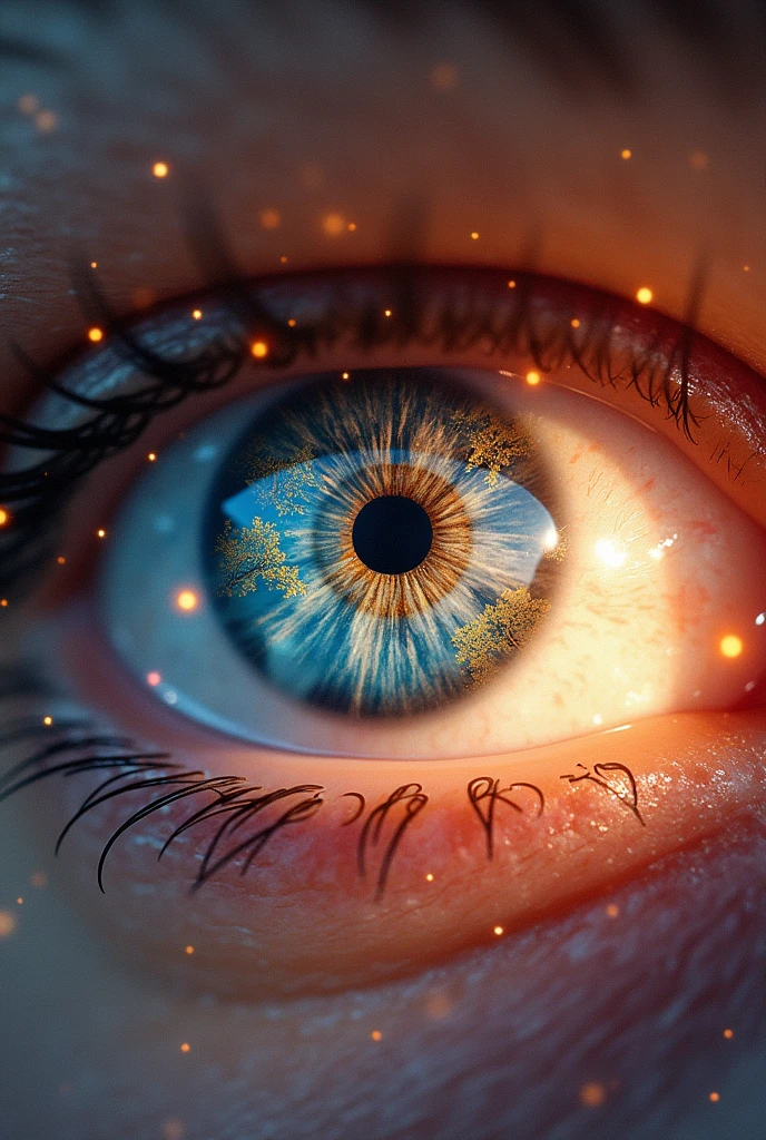 ai poster of eye donation theme
