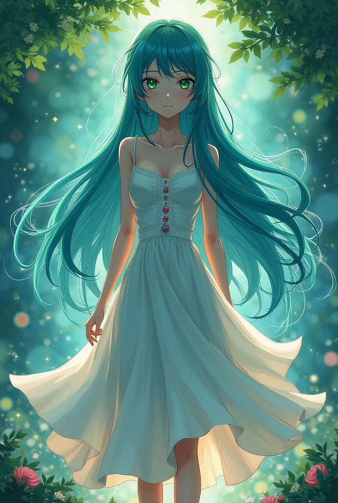 Bladder, urine, and spinal cord、Anime style beautiful girl