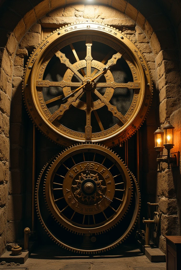 The massive gears and pendulums seemed to pulse with a life of their own.**  