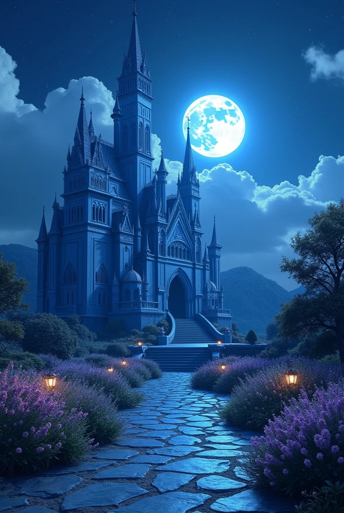 Blue Palace full moon
