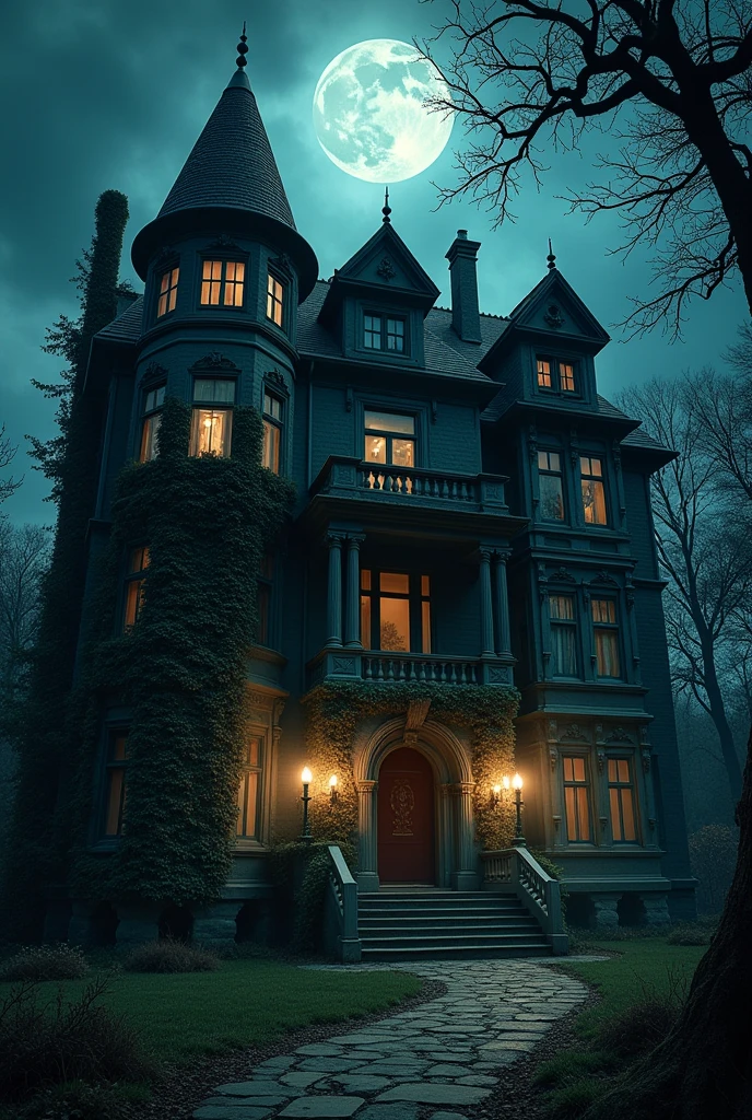 Little do they know, the mansion is haunted by malevolent spirits and dark secrets from the past.