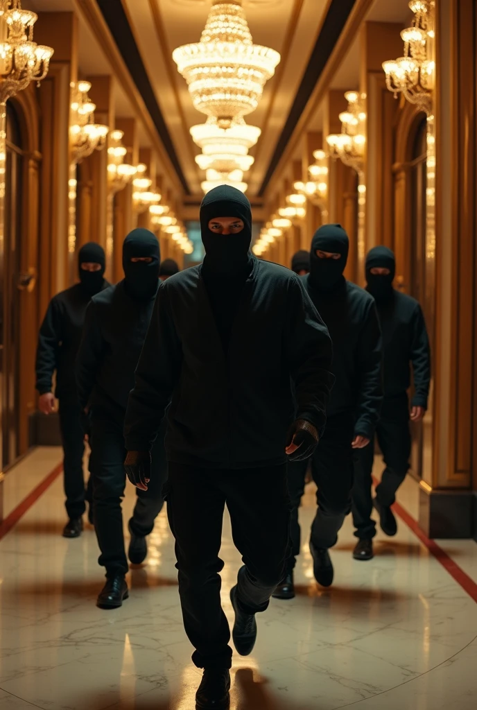 Thieves Robbing a Bank