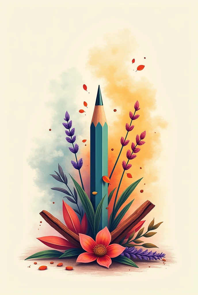 Brand logo about aromatic pencils