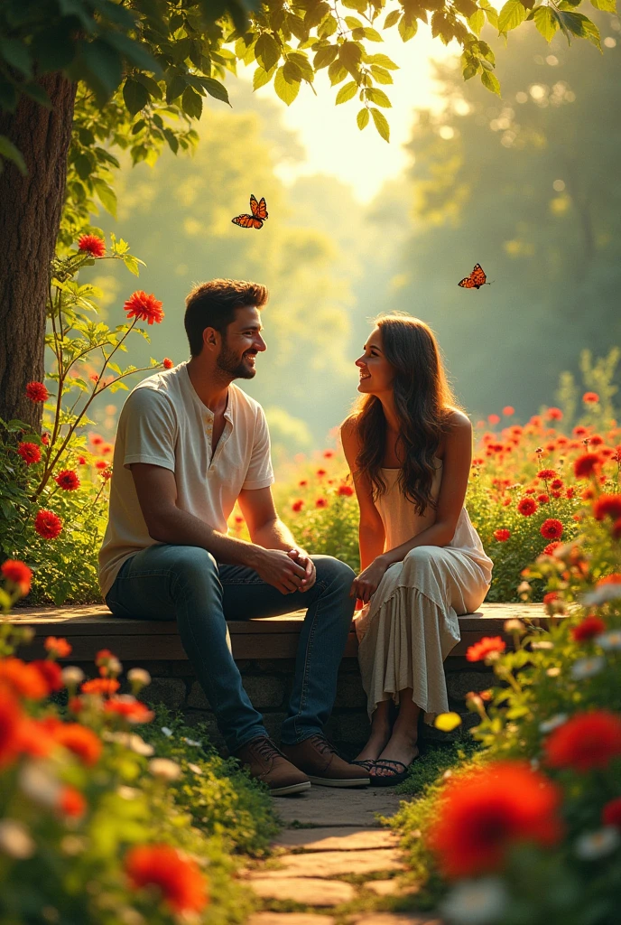 One day, both friends were sitting in the garden, enjoying the fragrance of flowers and greenery. Saad said, "We achieved this dream together, and the power of friendship made it possible."