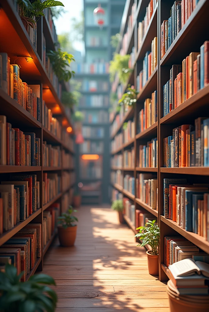 Generate pic For books Store online Professional no human