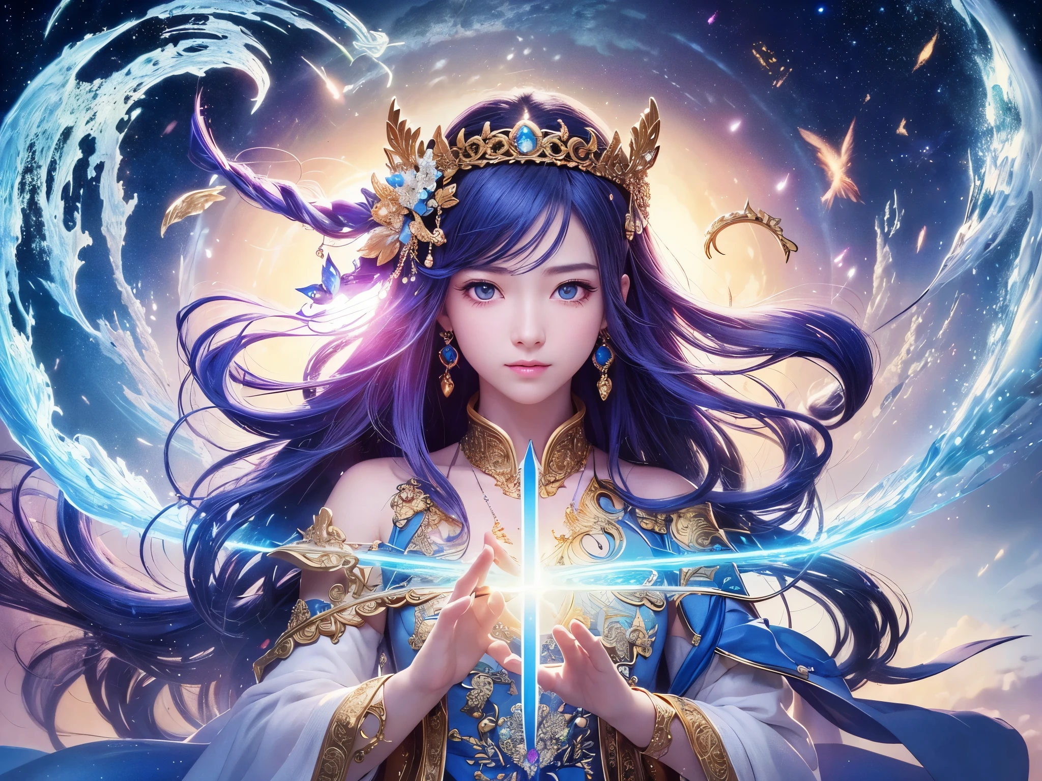 ((Highest quality)),(Ultra-high resolution),(Super detailed),(Detailed Description),((The best CG)),(masterpiece),Highly detailed art,(Art with precise detail:1.5),